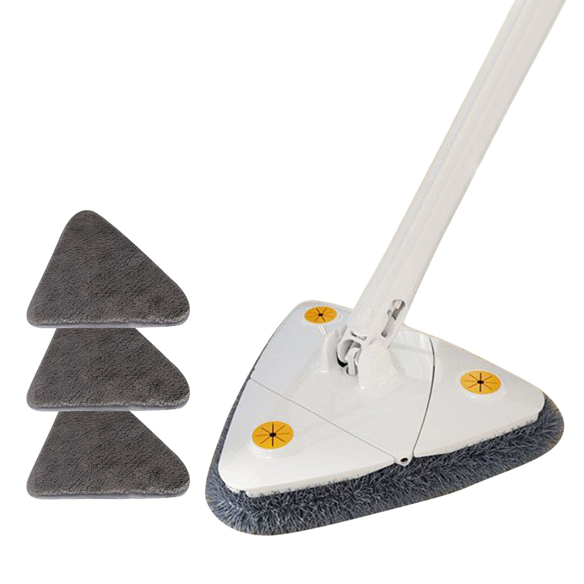 Flexible Triangle Squeeze Mop with Rotating Head