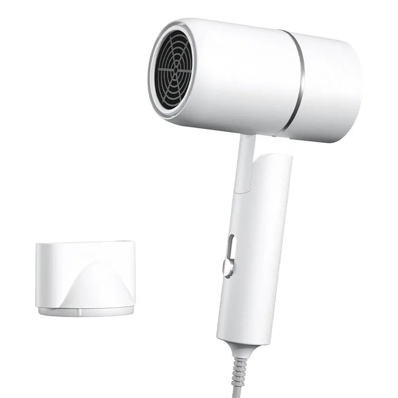 Foldable Ionic Hair Dryer with Compact Travel Pouch