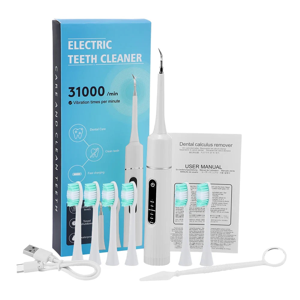 Six Speed Electric Teeth Whitening Scaler for Deep Cleaning