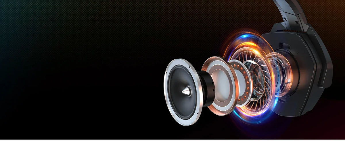 Wireless Gaming Headset with Microphone and Noise Reduction