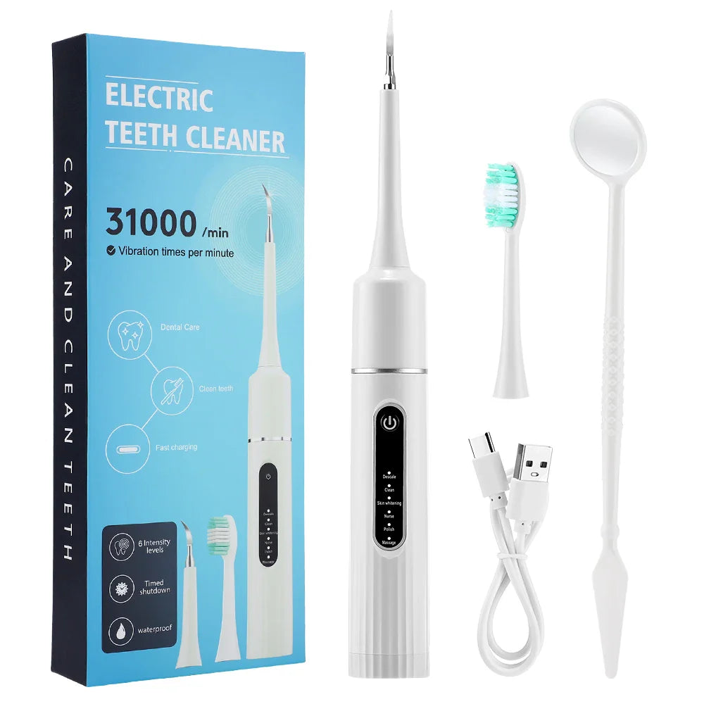 Six Speed Electric Teeth Whitening Scaler for Deep Cleaning