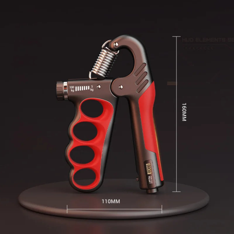 Adjustable Grip Strengthener with Resistance Levels