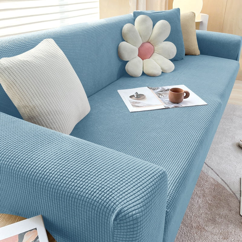 Textured Stretch Sofa Cover for Non Slip Protection