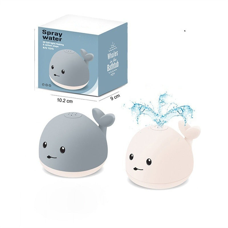 Whale Water Sprinkler Bath Toy for Kids
