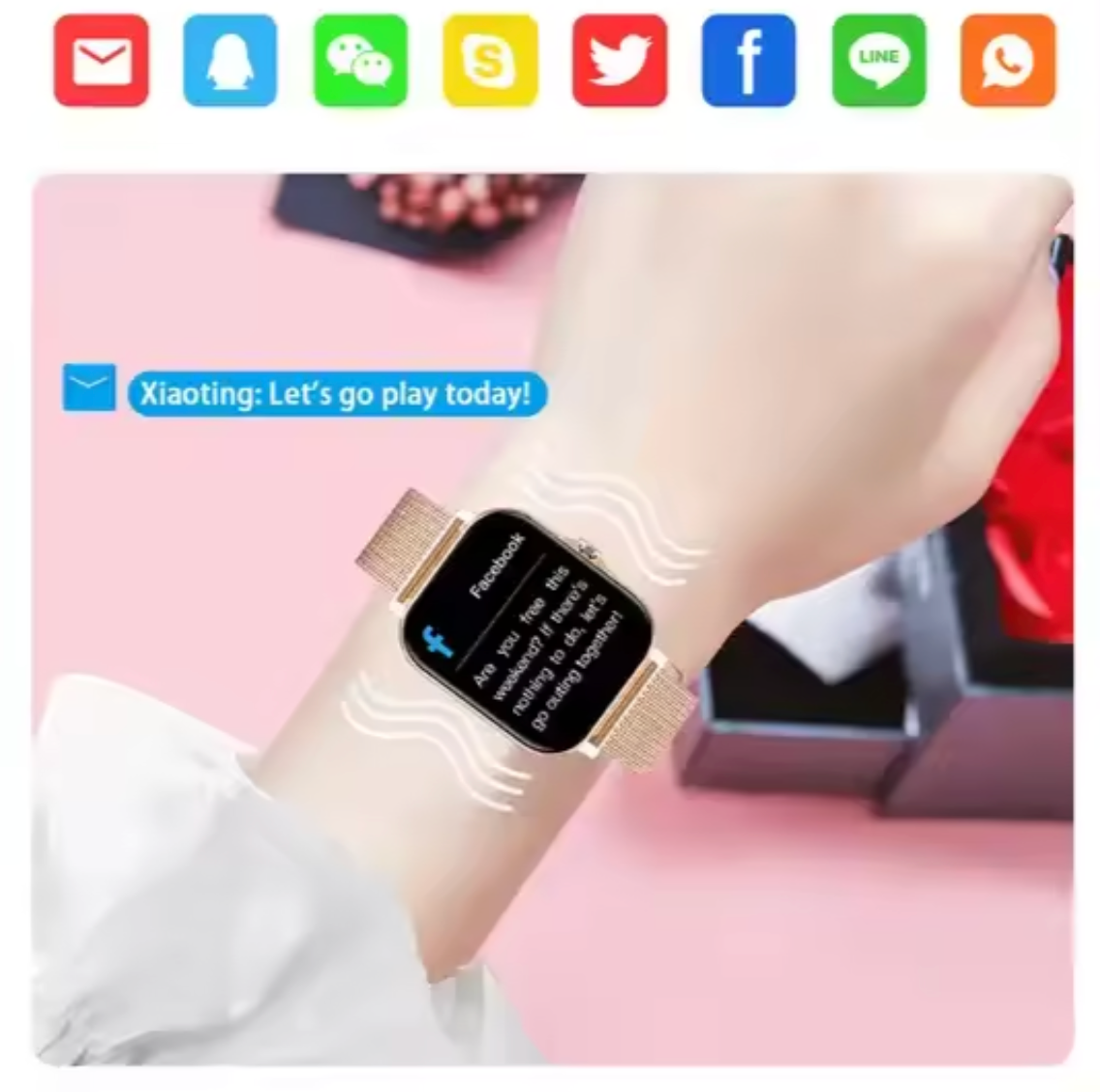 Women's Smartwatch with Fitness Tracking