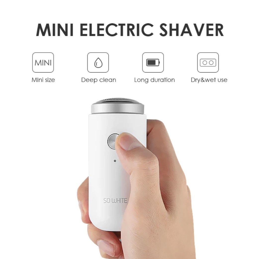 Mini Electric Shaver with USB Rechargeable Design