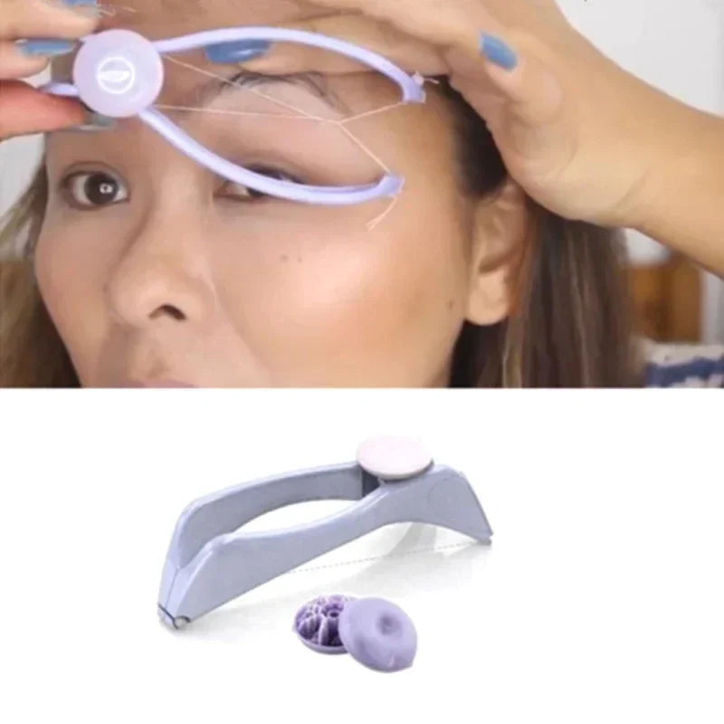 Spring Threading Epilator for Precise Facial Hair Removal