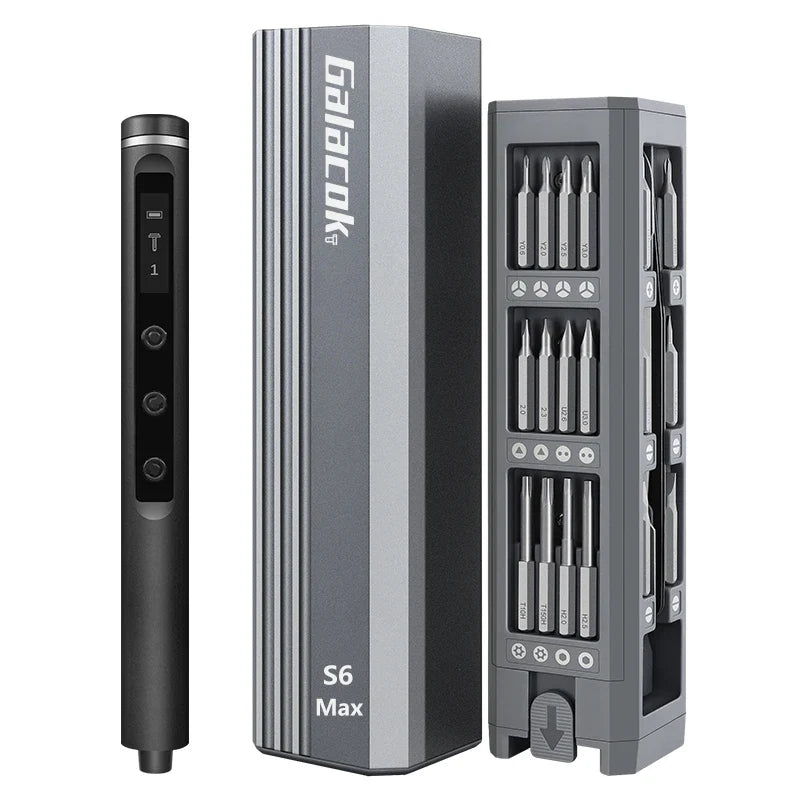 Precision Electric Screwdriver Set with Magnetic Bits