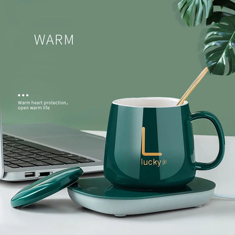 USB Coffee Mug Warmer with 55Â°C Heating Plate
