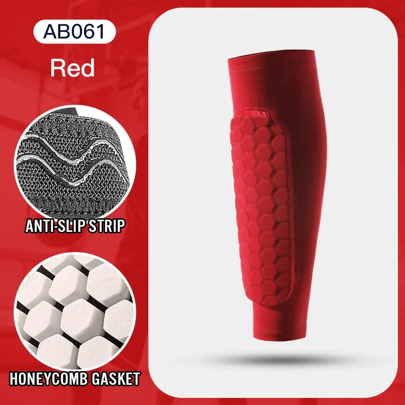 Sports Shin Guard Sleeves with Shockproof Padding