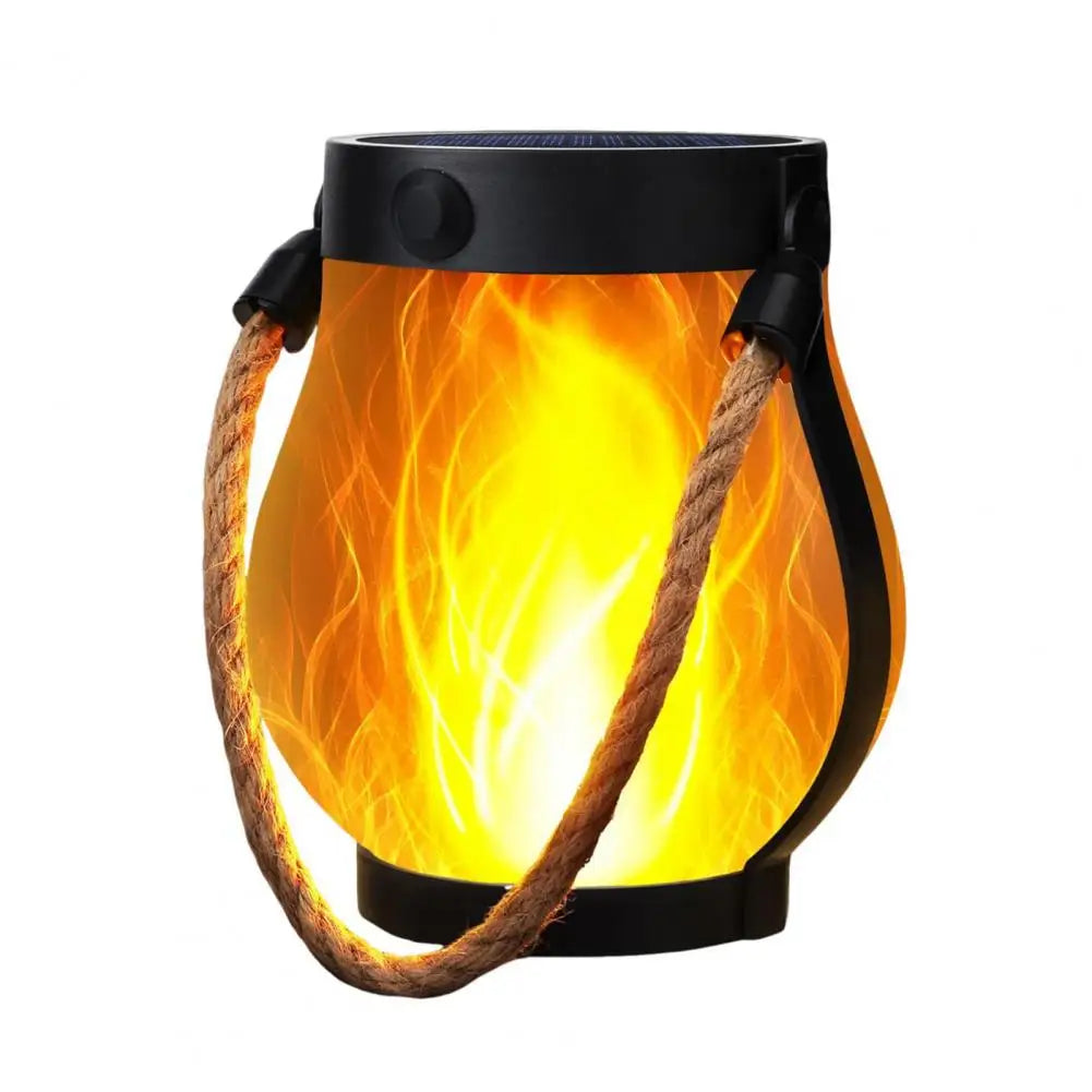Solar Lantern Light with Flickering Flame Effect