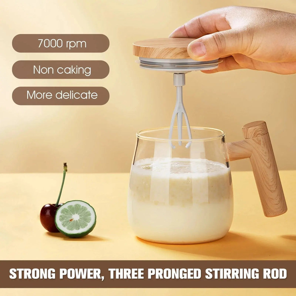 High Speed Self-Stirring Mug with Automatic Motor