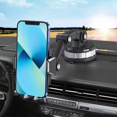Car Phone Holder with Strong Suction Cup and 360 Rotation