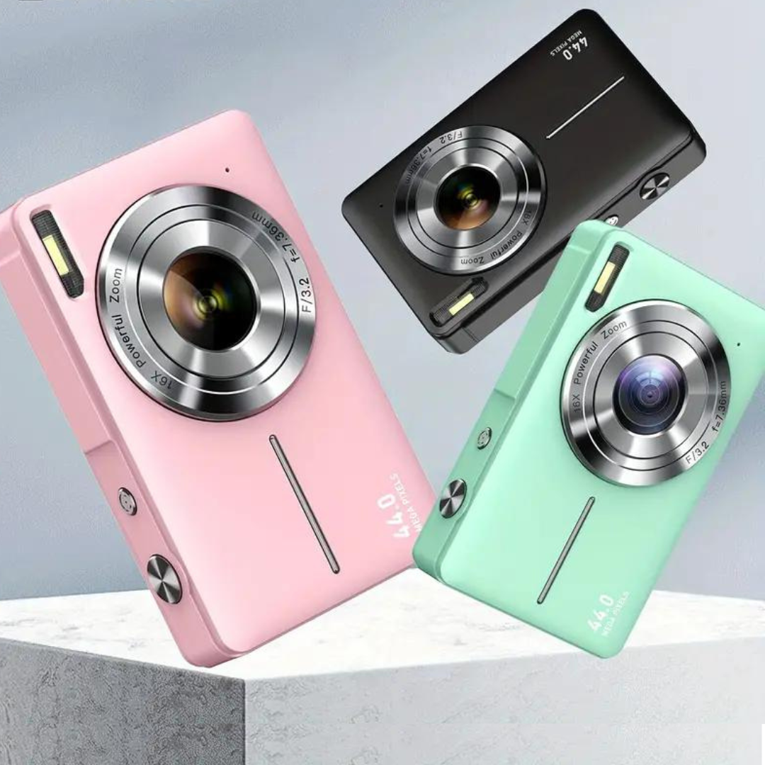 Vintage Digital Camera with 1080P Video Recording