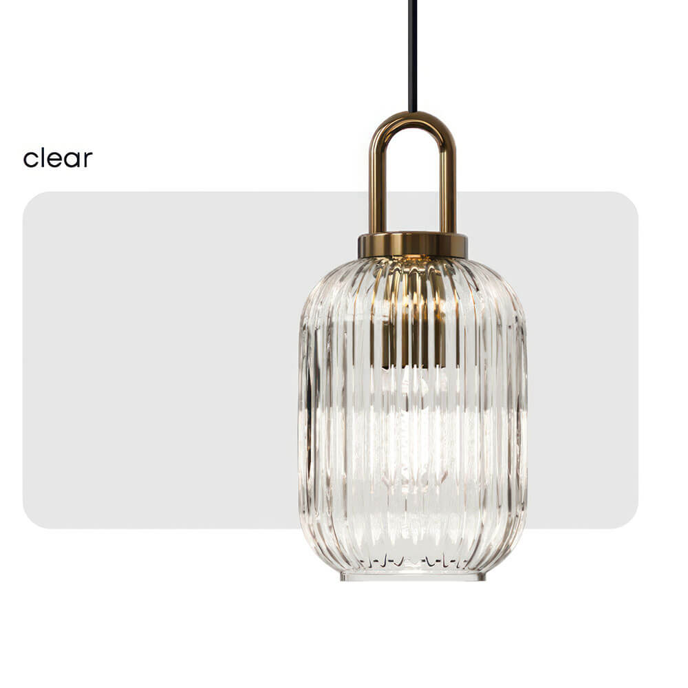 Nordic Clear Glass Pendant Lights for Dining Room