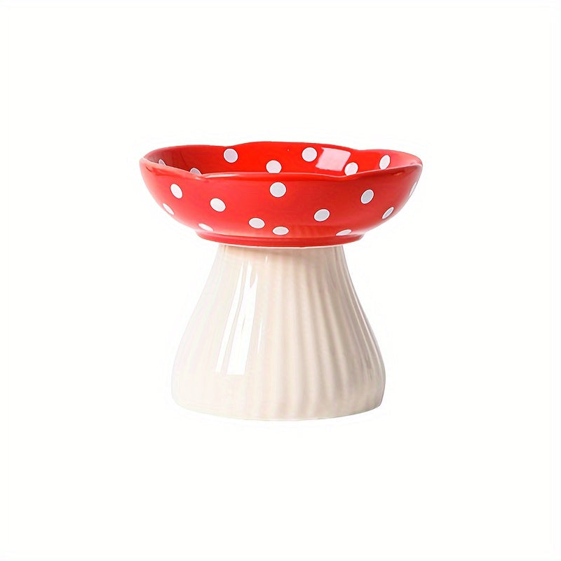 Decorative Resin Mushroom Bowl for Pet's Food