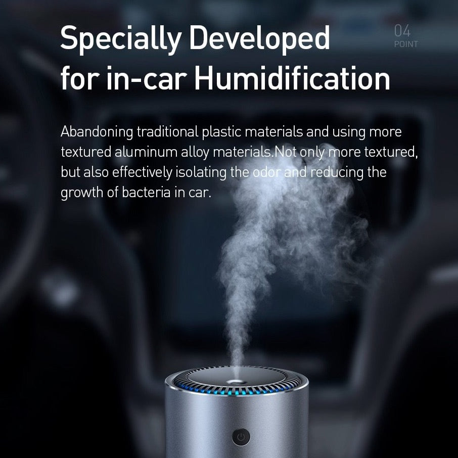 Leakproof Car Air Humidifier with USB Power Supply