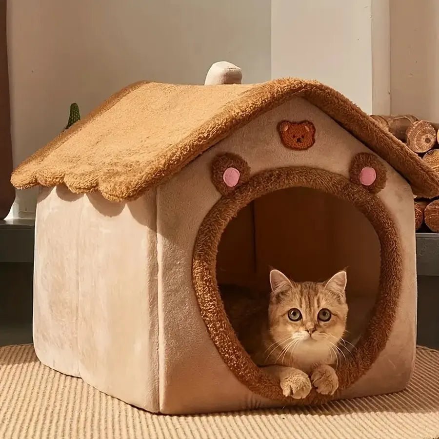 All Season Dog and Cat Bed House for Indoor Use