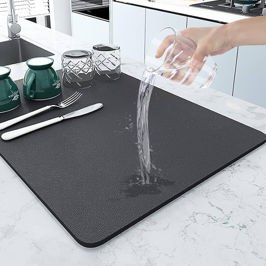 Silicone Dish Drying Mat with Non-Slip Surface
