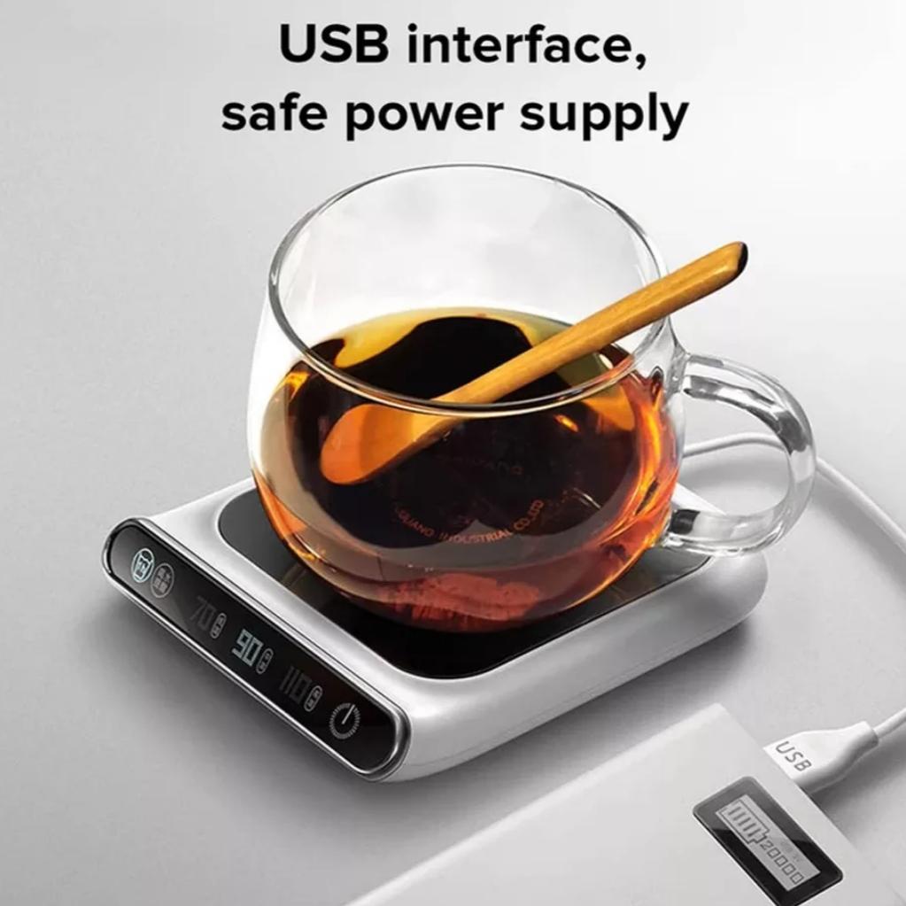 Electric Coffee Cup Warmer with Temperature Control