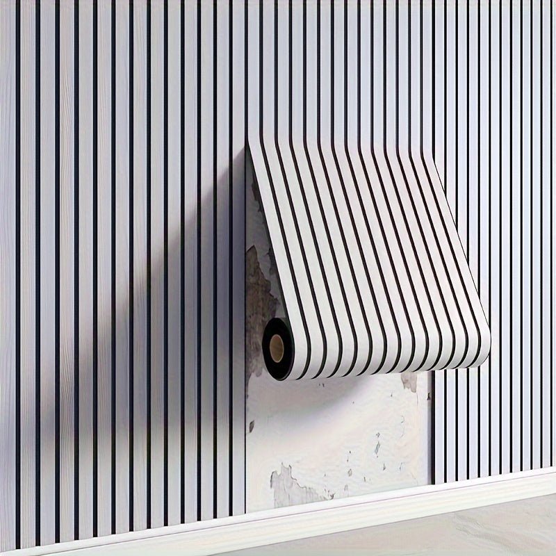 Self-Adhesive 3D PVC Wall Panels with Wood Texture