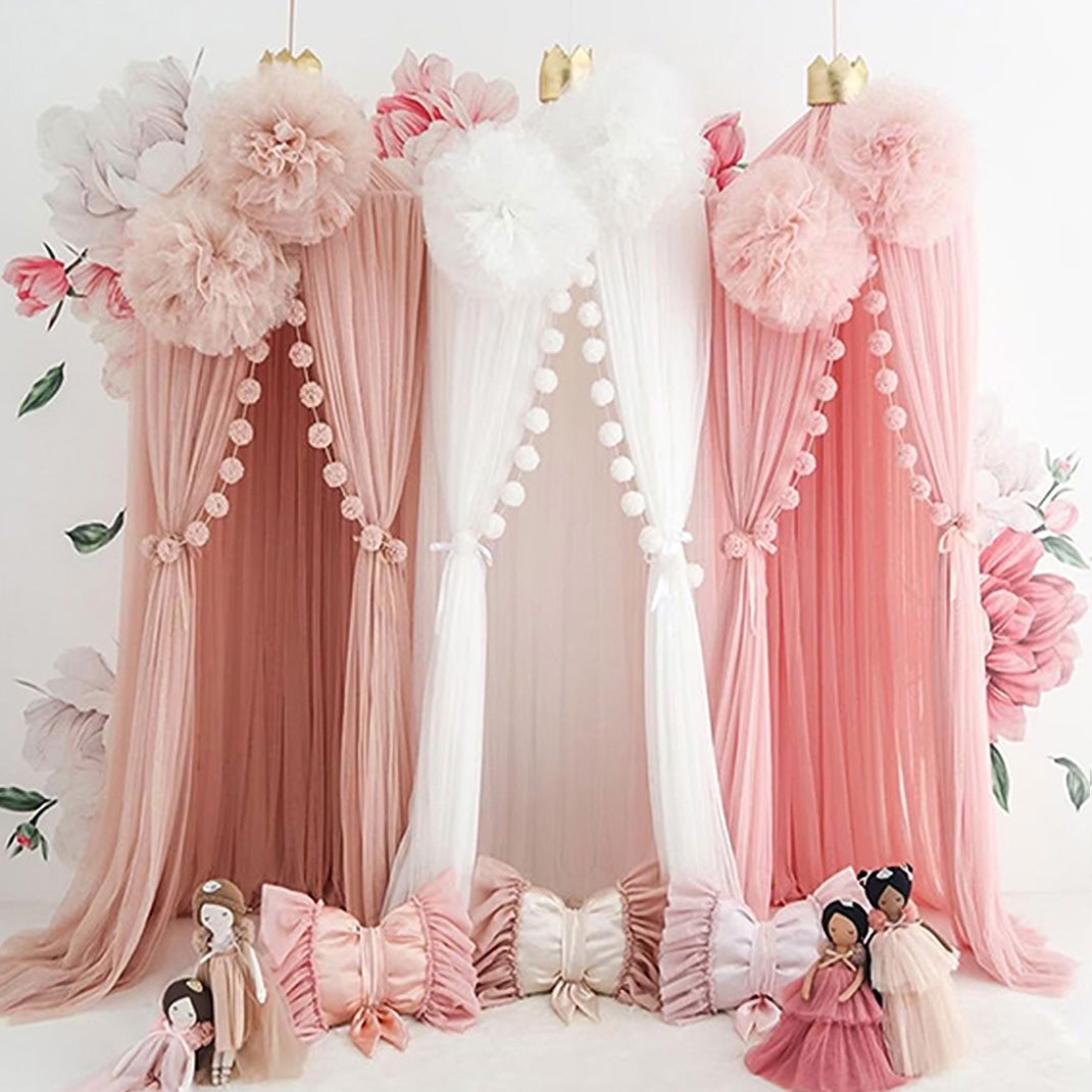 Princess Bed Canopy for Girls Bedroom