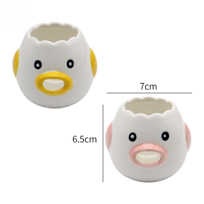 Egg Separator Tool with Easy Pour Spout Design