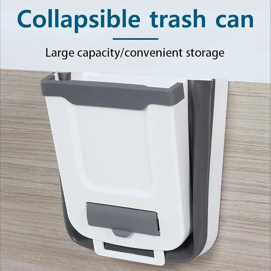 Expandable Hanging Trash Organizer for Kitchen and Cabinet Storage