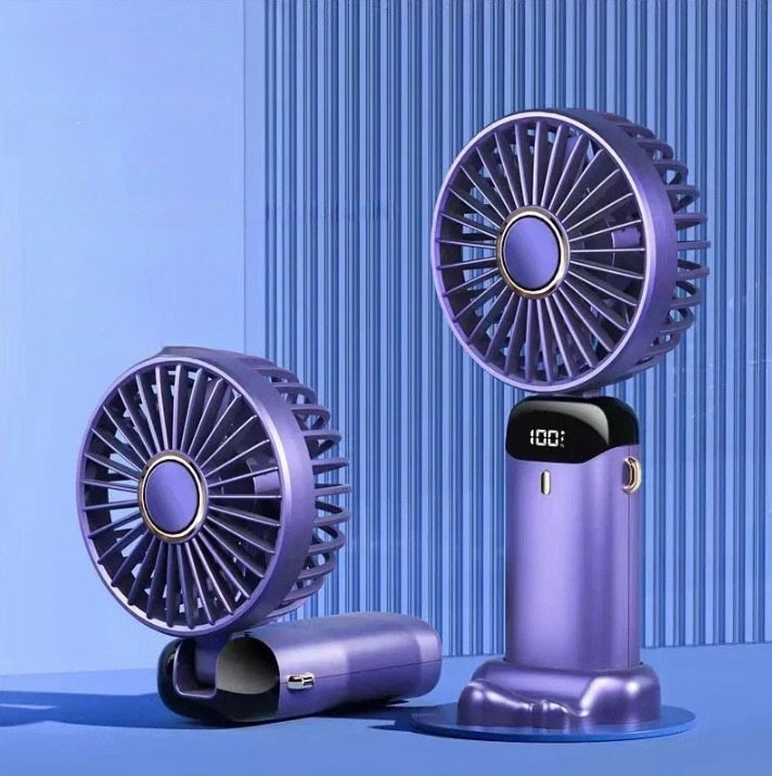 Handheld Mini Fan with 3000mAh Rechargeable Battery