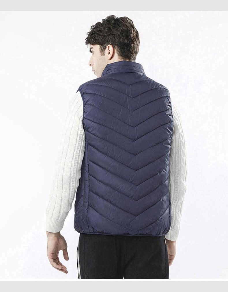 Heated Padded Vest with Adjustable Temperature Levels