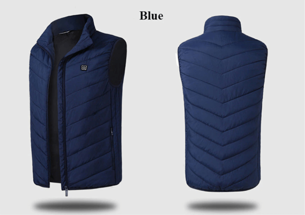 Heated Padded Vest with Adjustable Temperature Levels