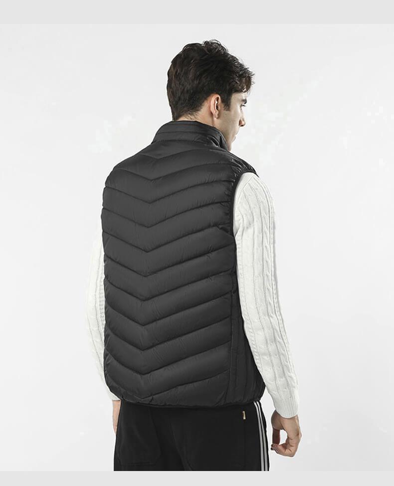 Heated Padded Vest with Adjustable Temperature Levels