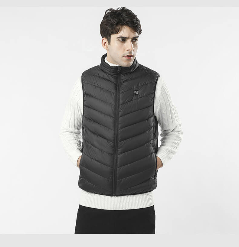 Heated Padded Vest with Adjustable Temperature Levels