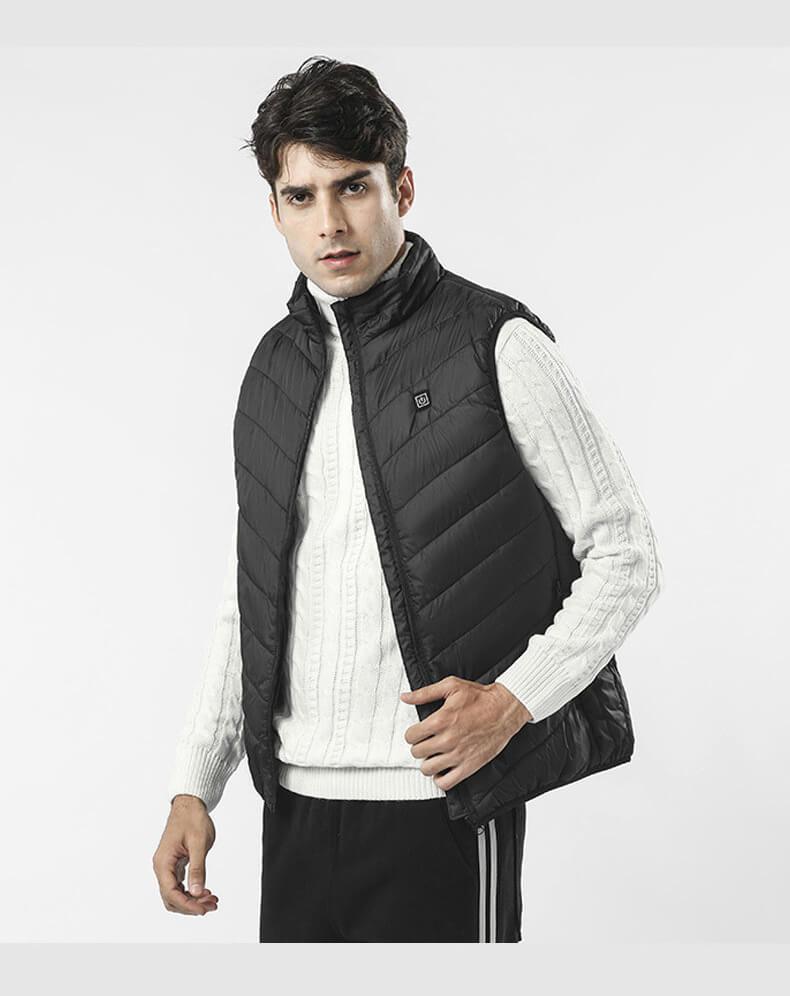 Heated Padded Vest with Adjustable Temperature Levels