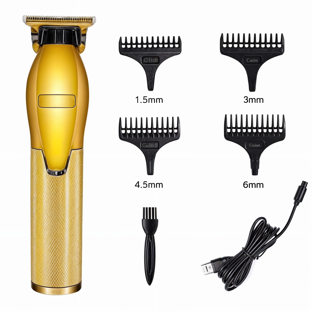 Professional Hair Clipper with Adjustable Guard Combs
