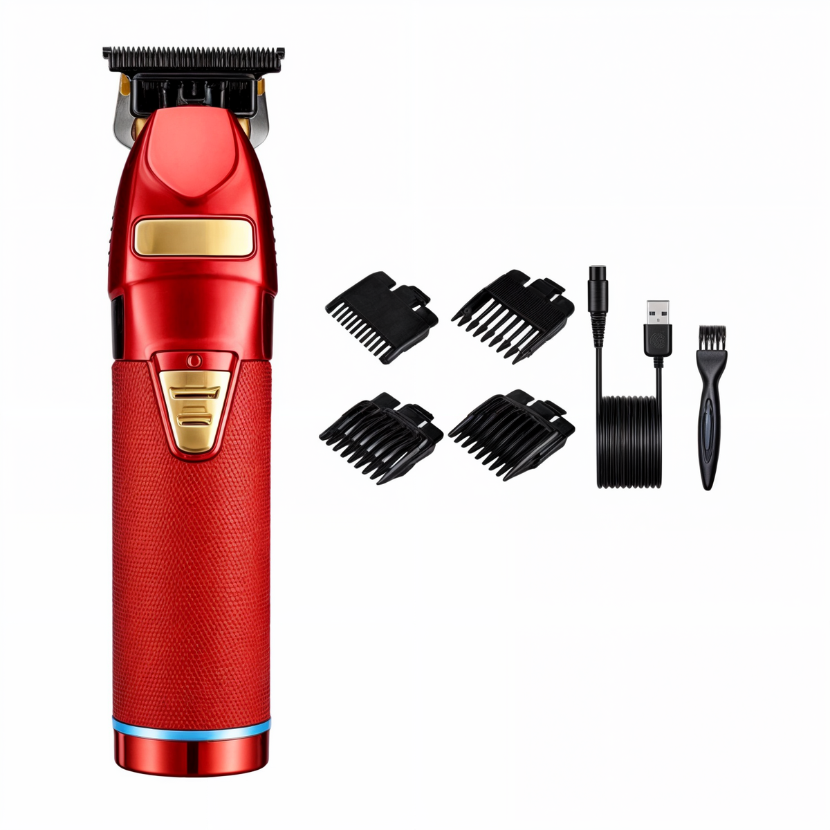 Professional Hair Clipper with Adjustable Guard Combs