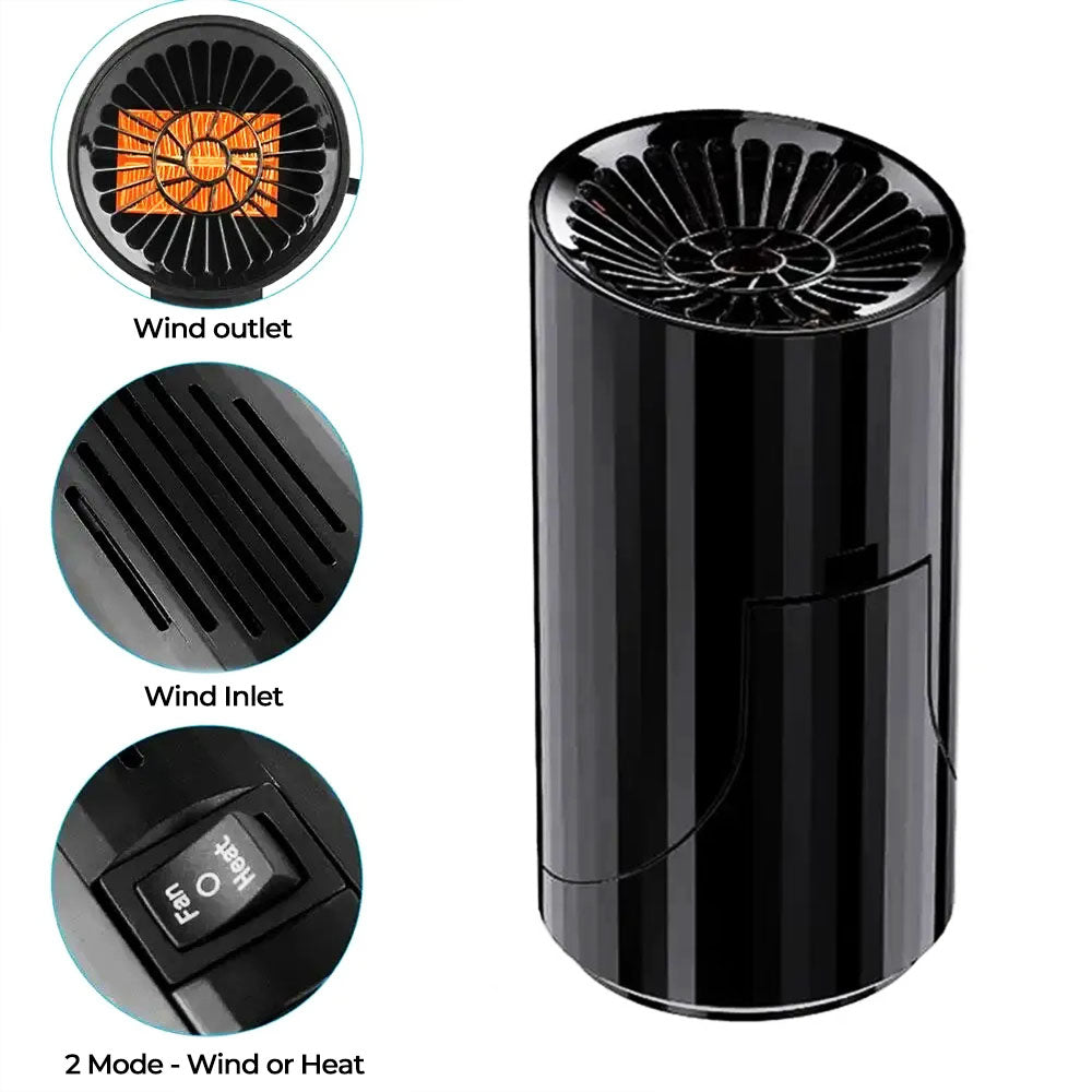 Windshield Defroster with Fast Heating and 360Â° Adjustment