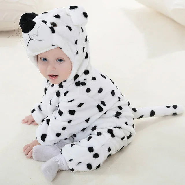 Baby Animal Onesie Costume with Soft Plush Fabric