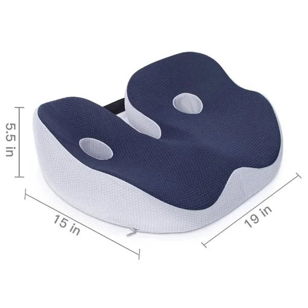 Adjustable Memory Foam Seat Cushion for Sit Bone Relief