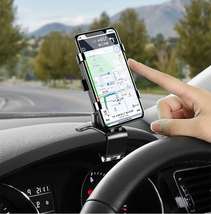Car Phone Holder with 360Â° Rotation Clamp Mount
