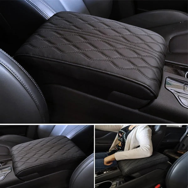 Leather Car Armrest Cushion with Memory Foam