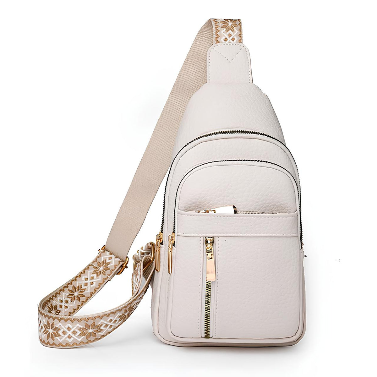 Casual Anti-Theft Crossbody Bag with Zipper Pockets