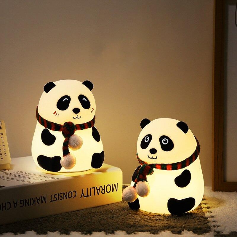 Panda Shaped LED Night Lamp with Soft Glow