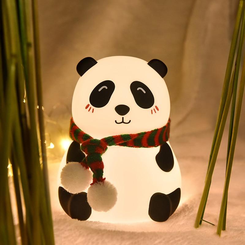 Panda Shaped LED Night Lamp with Soft Glow