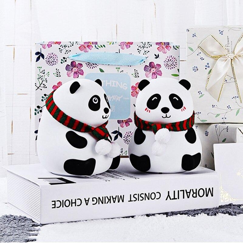 Panda Shaped LED Night Lamp with Soft Glow