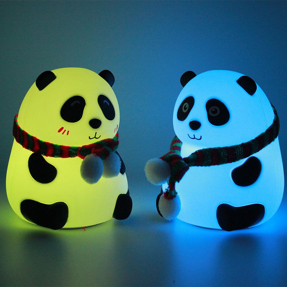Panda Shaped LED Night Lamp with Soft Glow