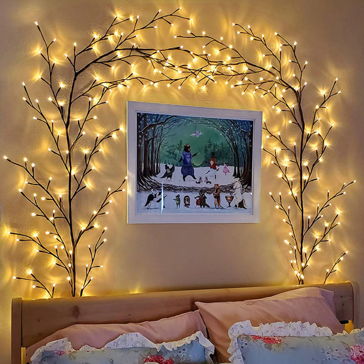 Bendable Willow Branch Lights for Decorative Home