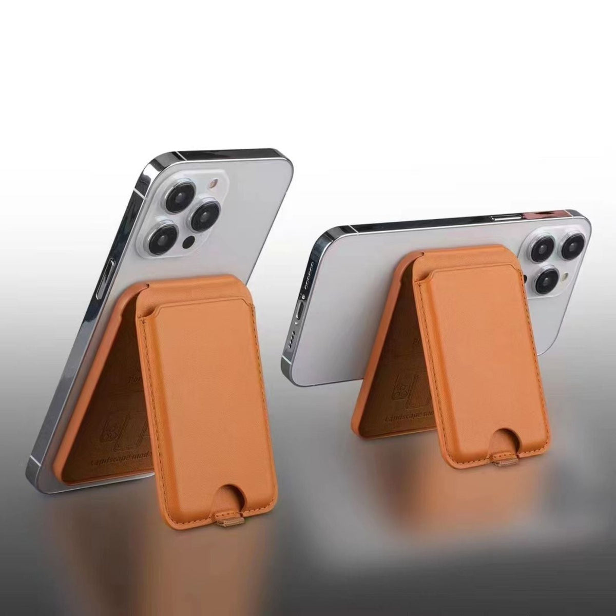 Magnetic Wallet and Phone Stand with Clip for Secure Carry