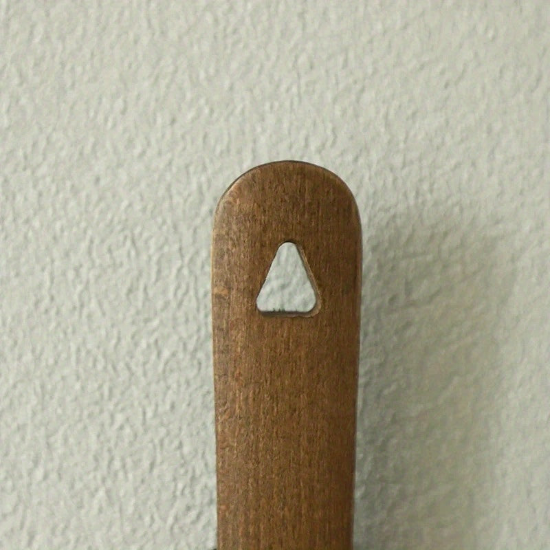 Wooden Shoehorn with Magnetic Wall Mount