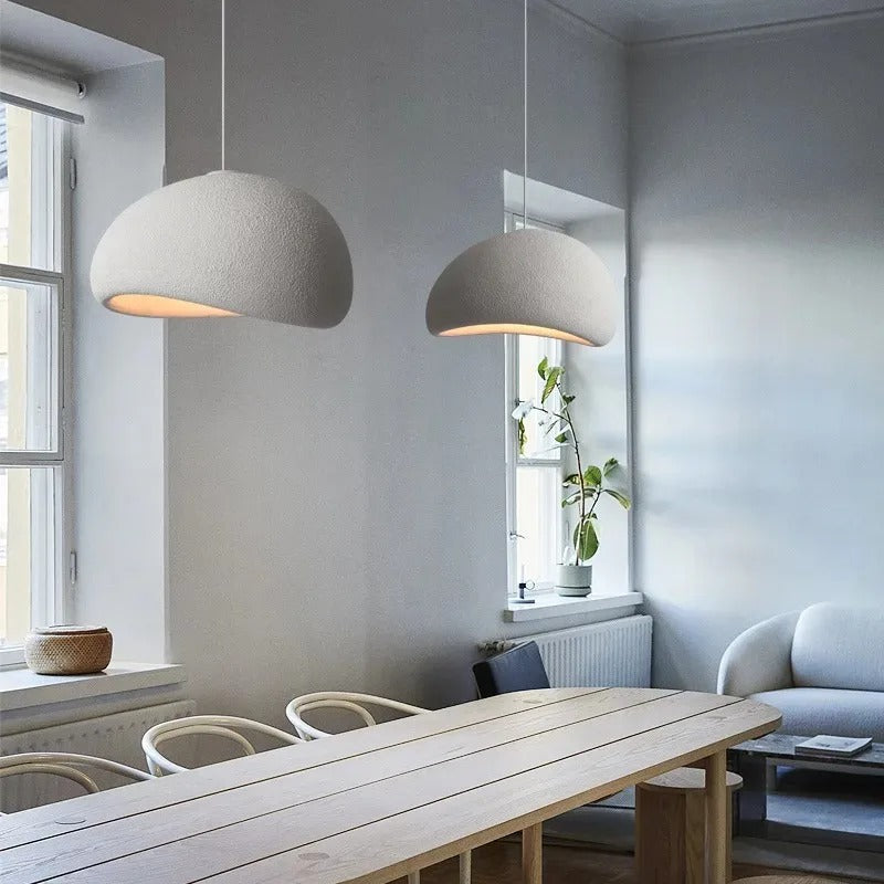 Nordic Pendant Lamp with Wabi Sabi Hanging Design
